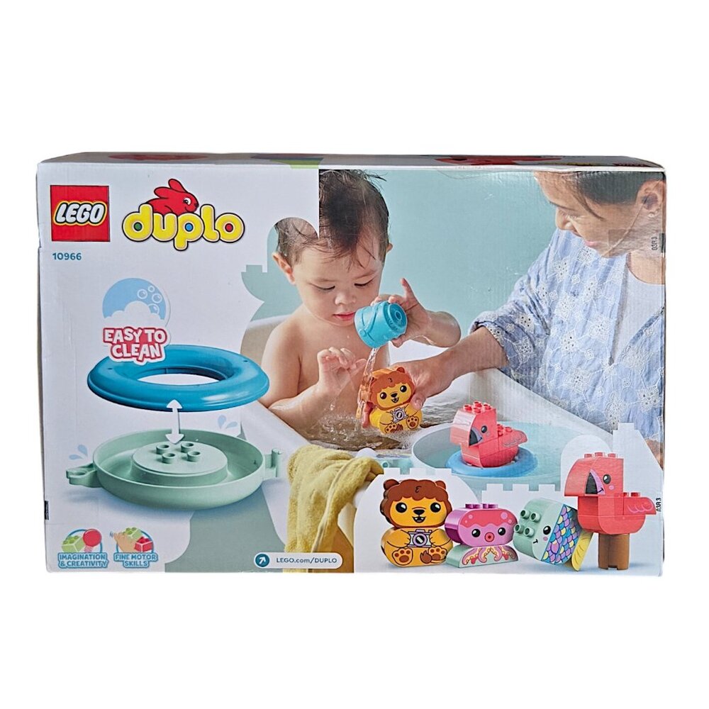 LEGO Duplo Bath Time Fun: Floating Animal Island 20Pcs Building Toy, Sealed - Picture 2 of 12